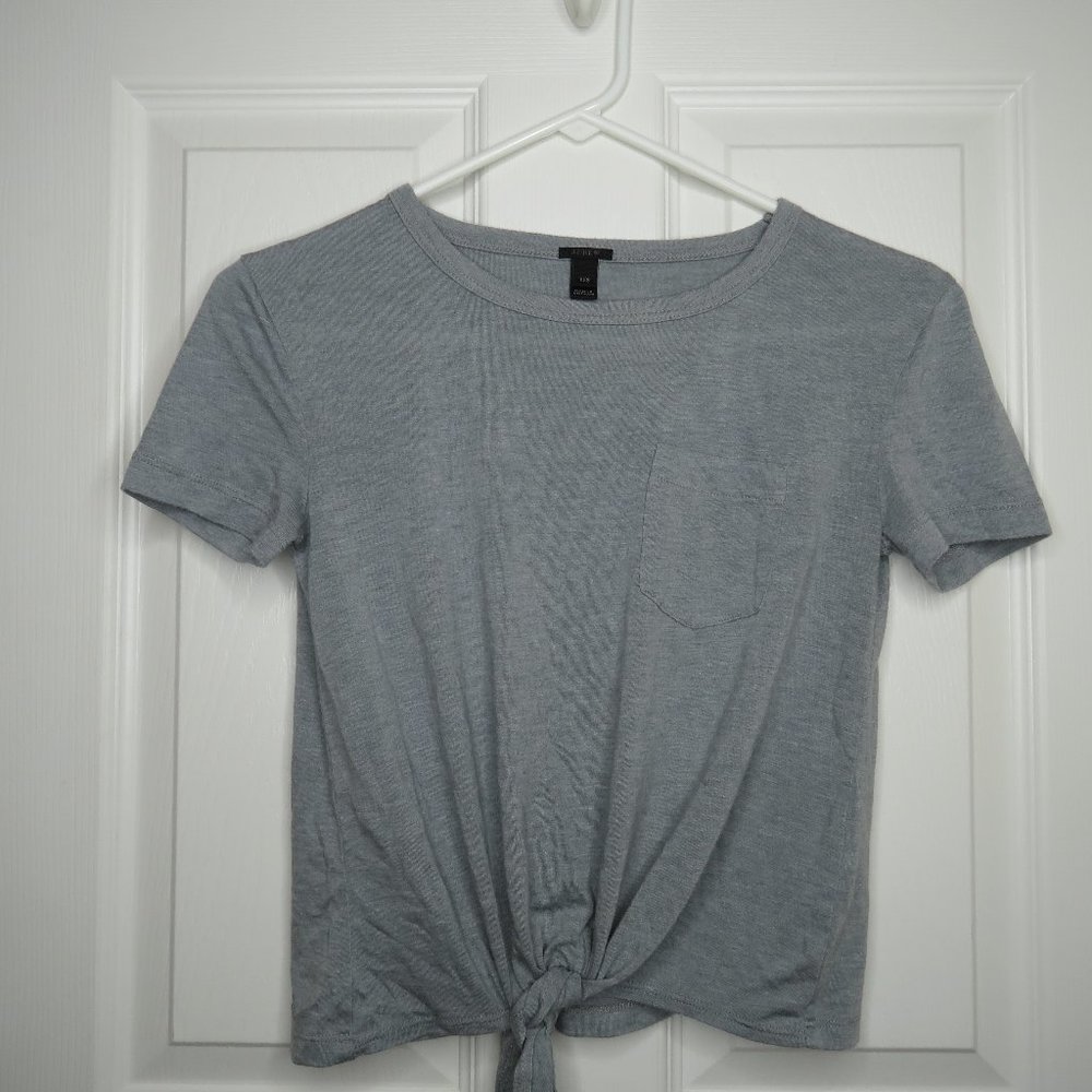 J.Crew Tie Front T-shirt
